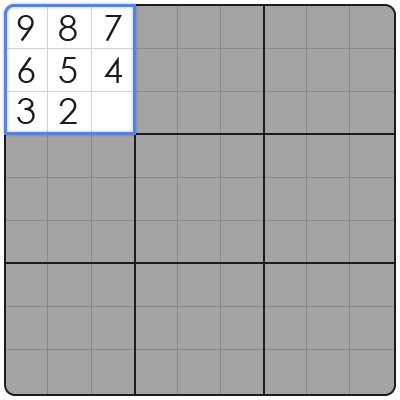 blank sudoku board